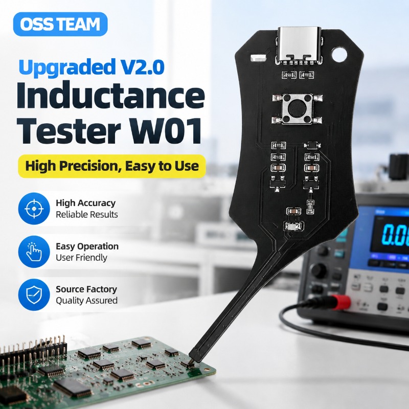 Electronics And Gadgets With I - V2.0 W01 Induktanzmessgerät Einfach zu bedienendes,